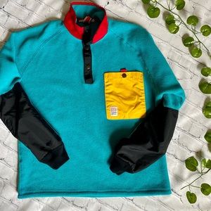 TOPO Designs Mountain Fleece Size Small